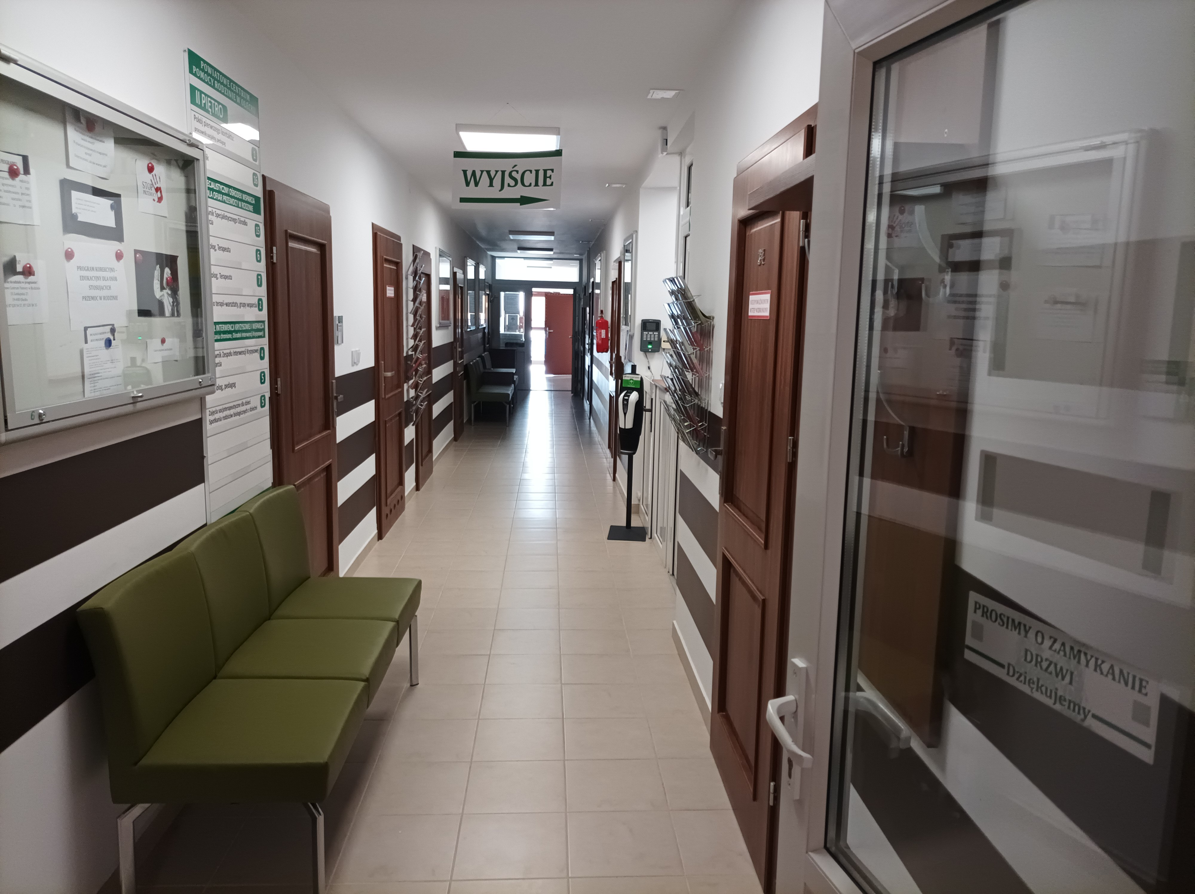 korytarz ośrodka